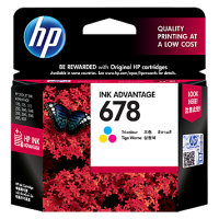 HP 678 Tri-Color Ink Cartridge